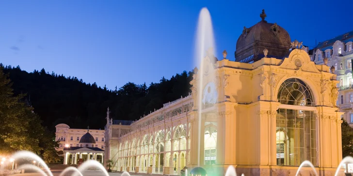 Příjemnou pěší procházkou dojdete až do centra Mariánských Lázní a ke zpívající fontáně. 
