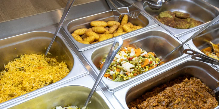 Príloha podľa výberu – šafranová ryža, zemiakové krokety alebo dusená zelenina
