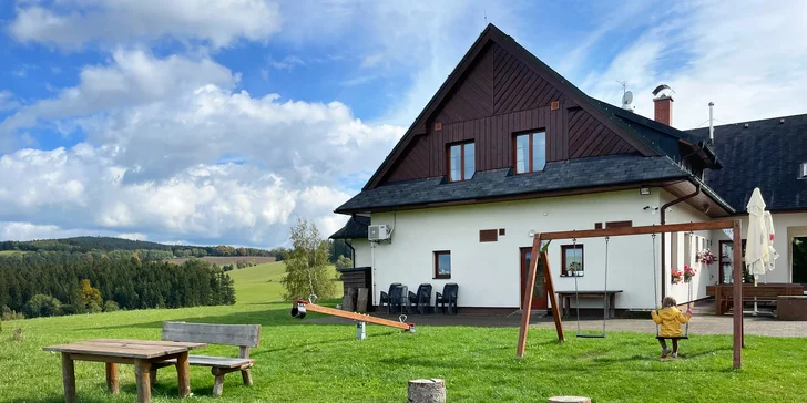 Pohodový pobyt v penzionu na Vysočině se snídaněmi
