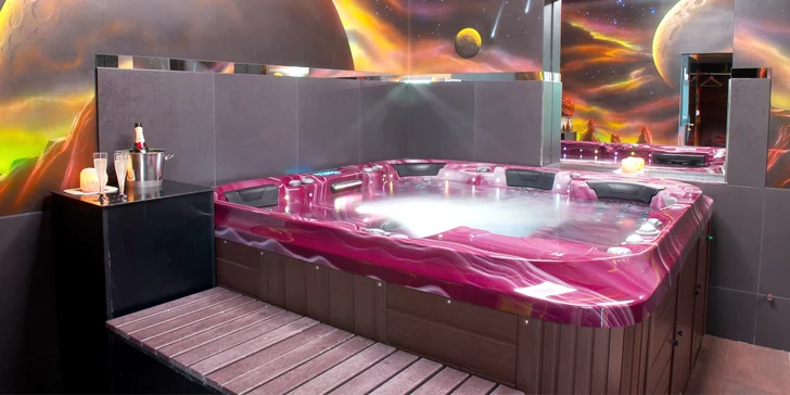 Privátní wellness až pro 4 osoby s možností romantické varianty