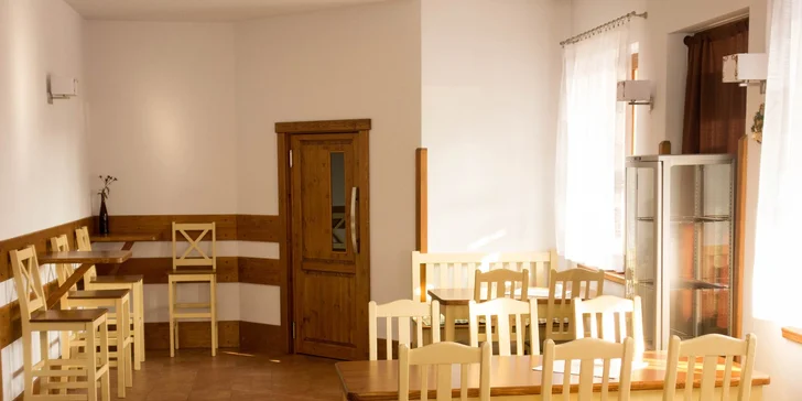 Na zapití si můžete přiobjednat třeba pivo z rodinného pivovaru Bernard. 