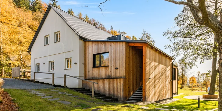 Až 10denní pobyt v Jeseníkách: krásné ubytování, privátní sauna i vinný sklípek