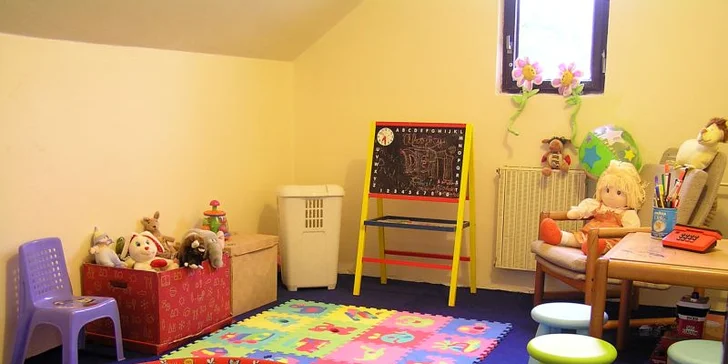 Pro děti je připraven dětský koutek...