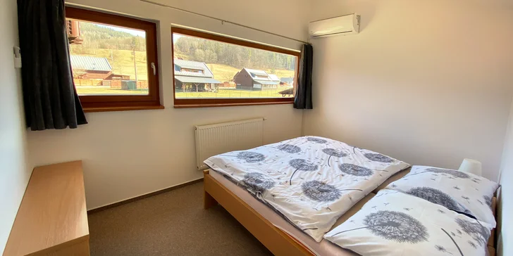 Do každého apartmánu se vejde až 5 lidí.