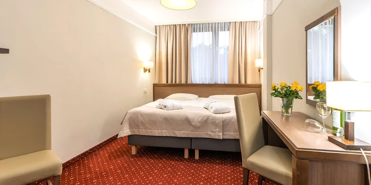 Počas pobytu budete ubytovaní v dvojlôžkovej izbe, štúdiu alebo v apartmáne.