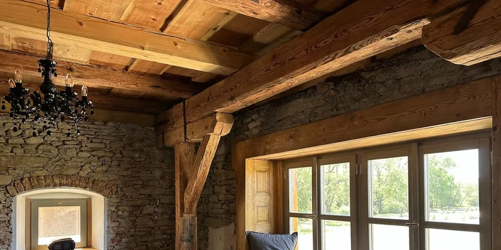 I loft Rychtář nabízí výhled na pastvinu. 