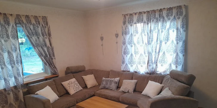 Domček, v ktorom budete bývať, vám ponúkne nocľah pre 6 osôb.