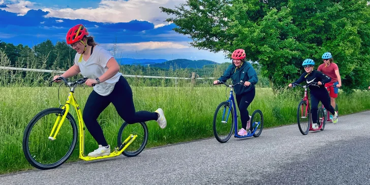 Po nějaké chvilce jízdy vás bude čekat stoupáček, ale až ho překonáte, odměnou vám bude další zábavný sjezd! 