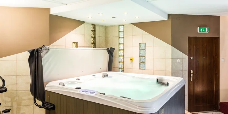 Za poplatek si můžete užít privátní wellness.