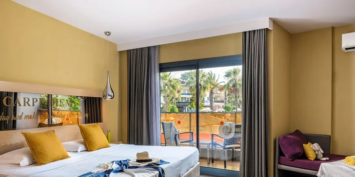 4* resort Costa Mare Suites v klidné zelené čtvrti Armutalan, postavený v originálním konceptu TUI SUNEO, redefinuje rodinné pohodlí.