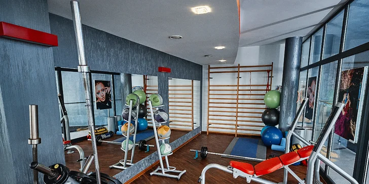 Nadšence sportu potěší také bohatě vybavená posilovna.