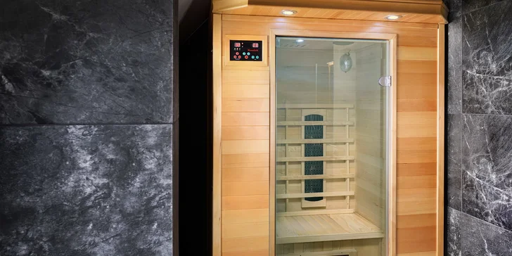 Privátna sauna, ktorú poskytuje apartmán Superior.