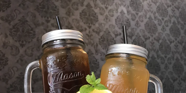 Ledový čaj dle výběru nebo osvěžující francouzský Pampelle Spritz