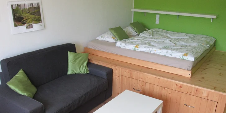 Zimní nebo jarní dovolená v srdci Šumavy pro pár nebo rodinu