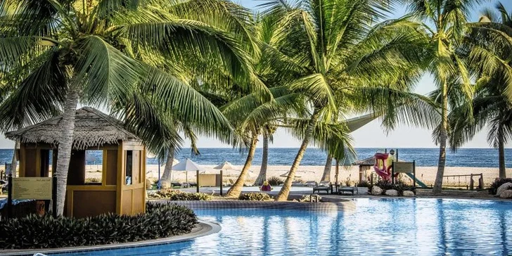 Luxusní pobyt v 5* resortu v Ománu: 5–11 nocí s all inclusive, bazén, fitness, přímo u pláže