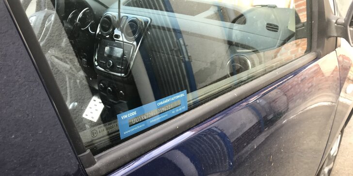 Zabezpečení vozidla před zloději: pískování autoskel VIN kódem