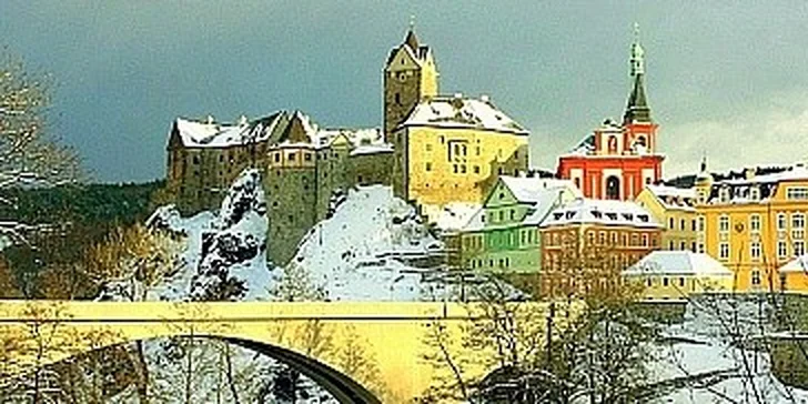 Pobyt pod hradem Loket u Karlových Varů pro 2 osoby na 3 dny