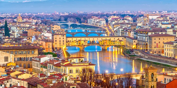 Podzimní zájezd do Toskánska, letecky na 3 noci: Florencie, Pisa, Lucca a Bologna