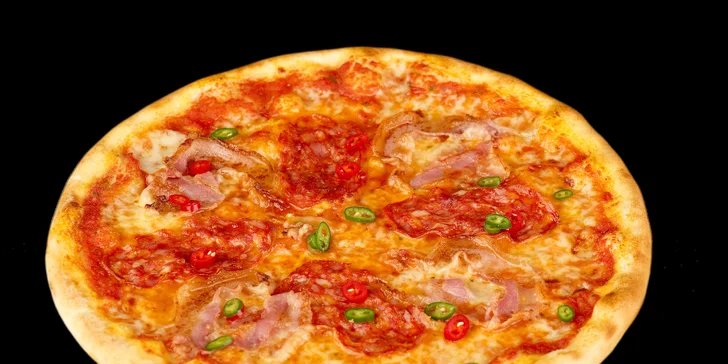 Dneska vás šichta v kuchyni nečeká: Nazdobená pizza a nápoj z OC Černý Most