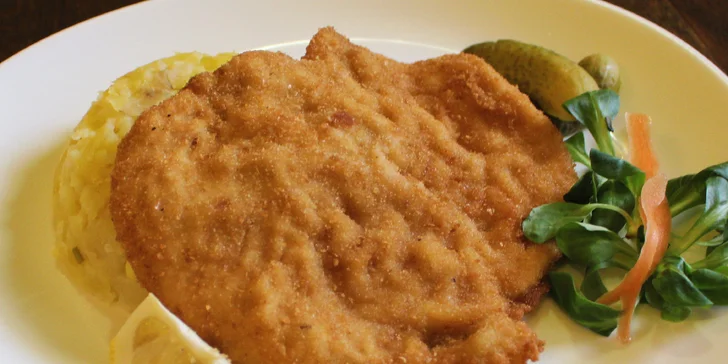 Menu pod Pražským hradem pro dva: 2 nebo 3 chody U Zlaté podkovy