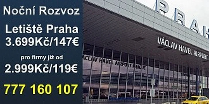 Voucher v hodnotě 200 Kč. Nechte se levně a pohodlně odvést domů.