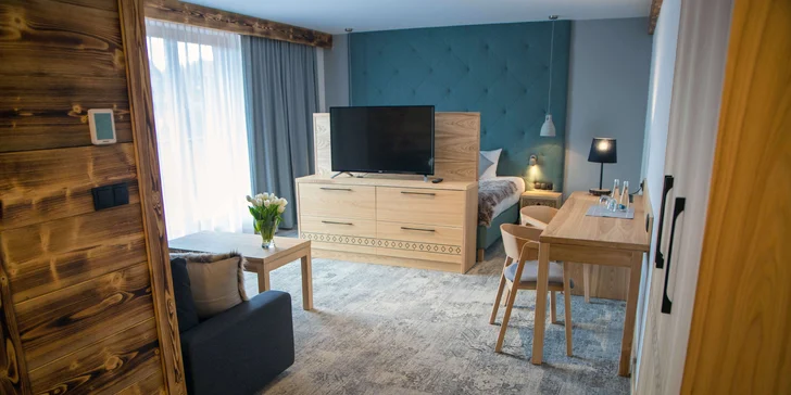 Aktivní relax kousek od Zakopaného: pokoje až pro 4, snídaně i vstup do termálů