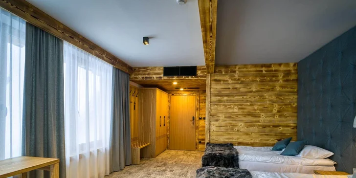 Aktivní relax kousek od Zakopaného: pokoje až pro 4, snídaně i vstup do termálů