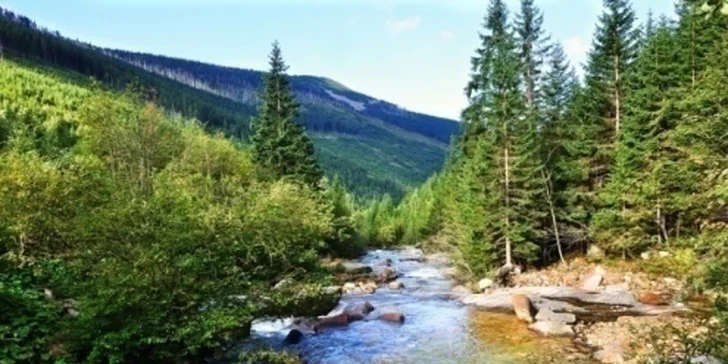Léto či podzim na horách: dovolená v Krkonoších, polopenze i sauna