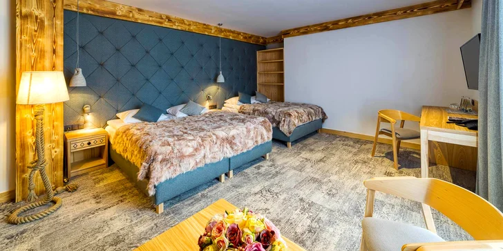 Aktivní relax kousek od Zakopaného: pokoje až pro 4, snídaně i vstup do termálů
