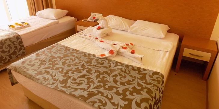 Na dovolenou do Turecka: letecká doprava, hotel jen kousek od pláže, bazén, all inclusice