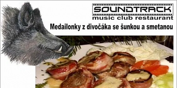 Medailonky z divočáka se šunkou a smetanou - gurmánská novinka.