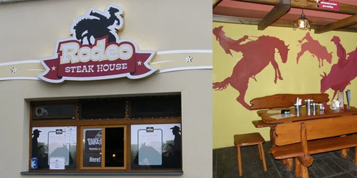 Jen 257 Kč za 2 šťavnaté steaky s hranolkam přímo na Stodolní! Zažijte pravou westernovou atmosféru v Rodeo Steak House a ochutnejte nejlepší steak v Ostravě se slevou 50%!