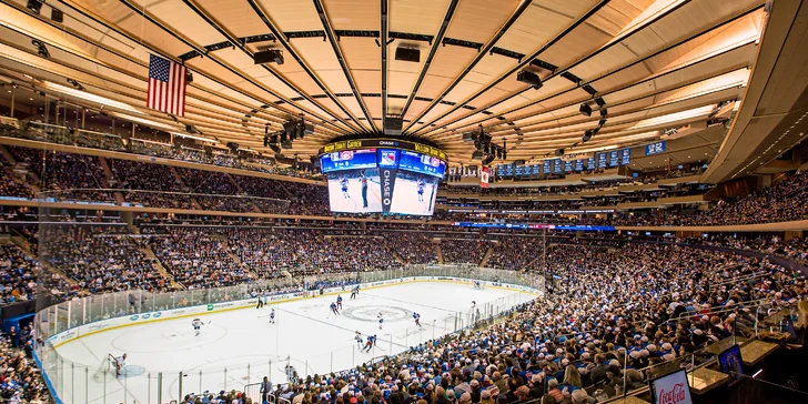 3 noci v New Yorku: letenka, ubytování a vstupenka na 2 zápasy NHL