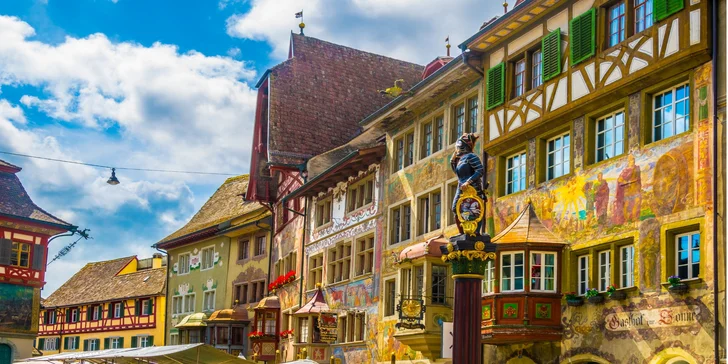 Víkend ve Švýcarsku: Rýnské vodopády, Curych i „skanzen“ Stein am Rhein