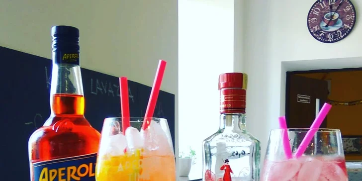Letní drink: Aperol nebo Beefeater pink s tonikem pro 2 os.