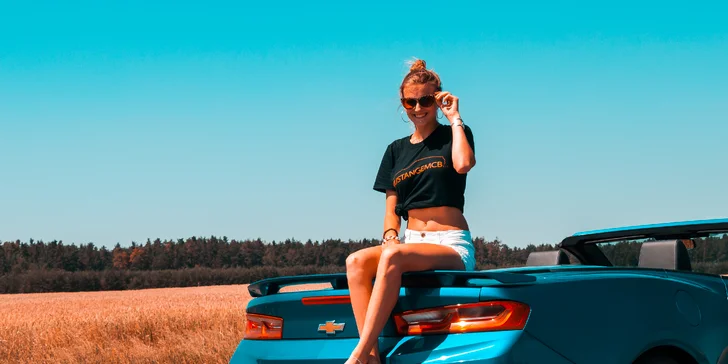 Jízda v Chevroletu Camaro Convertible: spolujízda, řízení i zapůjčení