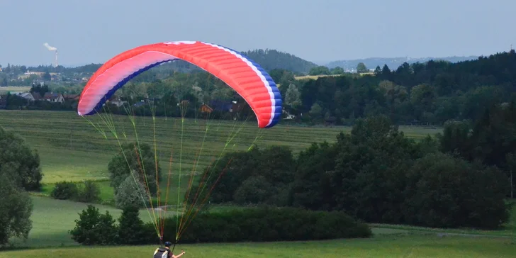 Adrenalin v oblacích: paraglidingový tandemový let se špetkou akrobacie