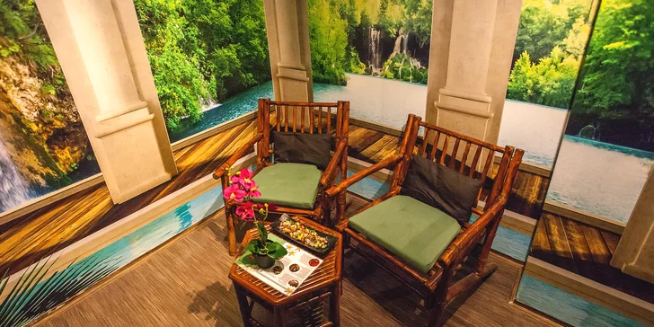 Luxusní péče v salonu Thai Sun: masáž a k ní kosmetika, manikúra nebo hubnutí