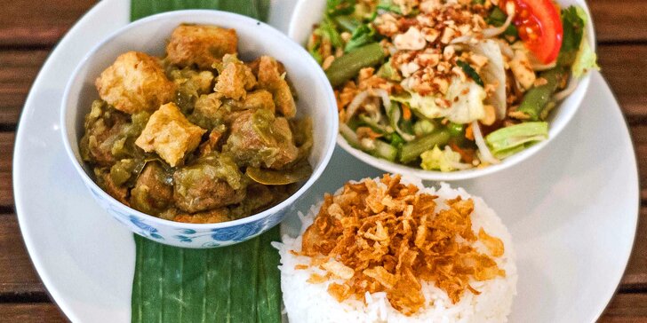 Všechny chutě Indonésie: pestré degustační hody, vegetariánské i s masem