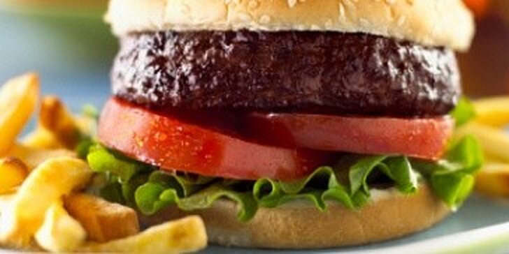 2× Cheeseburger a hranolky. Americká poctivá pochoutka v Brně