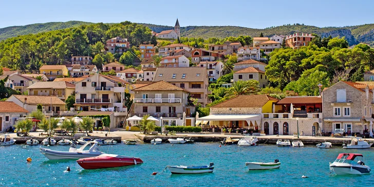 Ostrov Hvar v Chorvatsku s all inclusive na 7 nocí