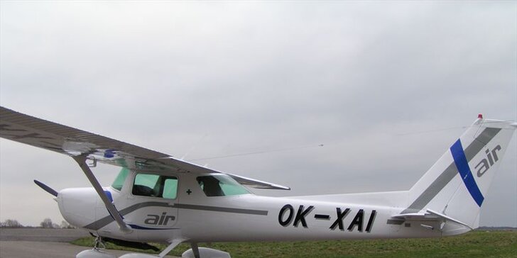 Pilotem letounů CESSNA na zkoušku: až pro 3 osoby, pozemní příprava i let