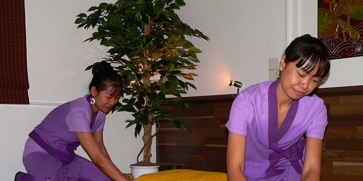 Exotické uvolnění: hodinová thajská masáž v solné jeskyni