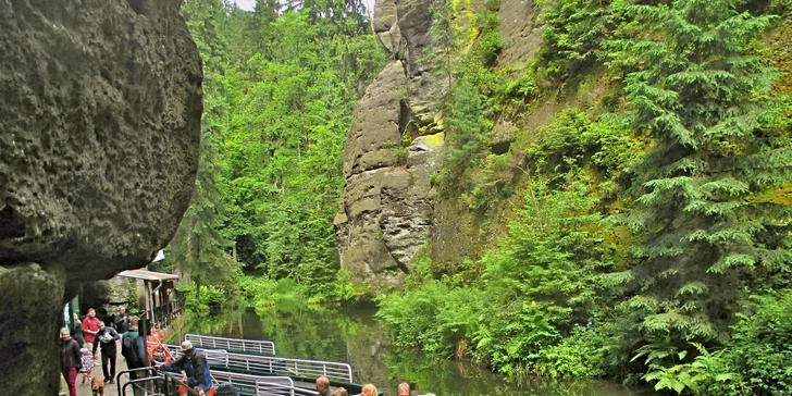 Podzimní výlet do Saského Švýcarska: Soutěskou Obere Schleuse v údolí říčky Křinice