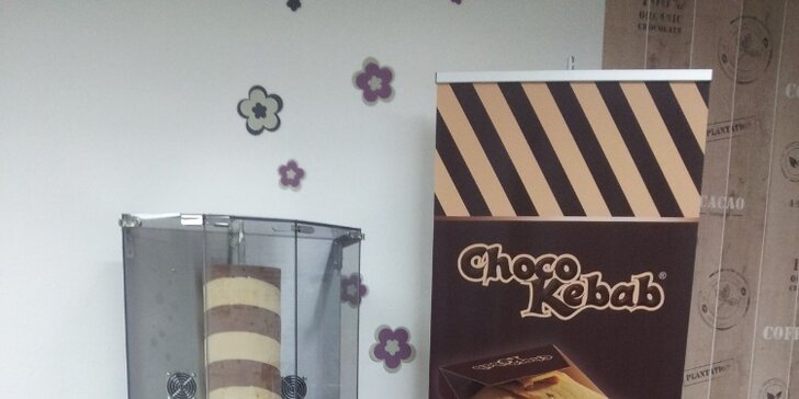 Zamlsejte si: ChocoKebab z italské čokolády a káva či mléčný shake dle výběru