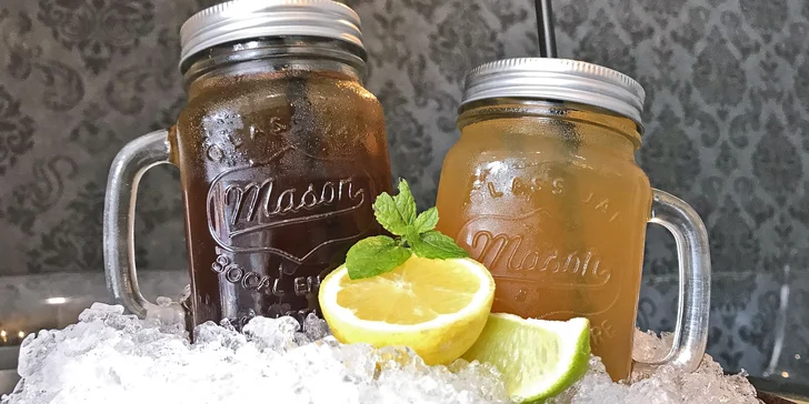 Ledový čaj dle výběru nebo osvěžující francouzský Pampelle Spritz