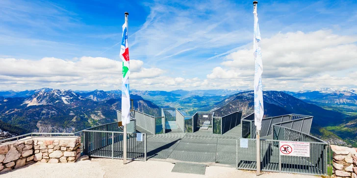 Výlet na Dachstein: jeskyně i vyhlídka Pět prstů
