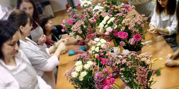 Floristický kurz: uvažte si kytici pod vedením profesionálního floristy