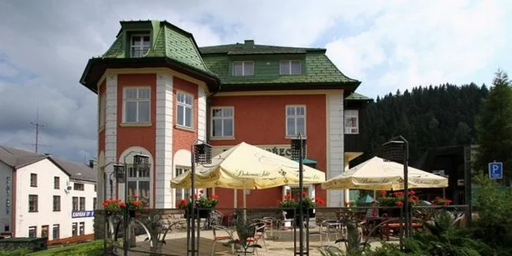 Odpočinek v hotelu Hořec v Peci pod Sněžkou