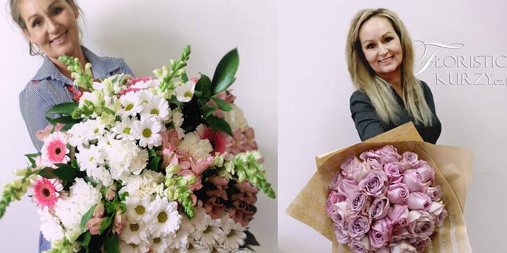 Floristické kurzy: Vyrobte si květinovou čelenku a náramek nebo uvažte kytici